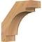 Ekena Millwork 3 1/2"W x 10"D x 10"H Merced Smooth Knee Brace, Western Red Cedar BRC04X10X10MRC00SWR - alternate 1